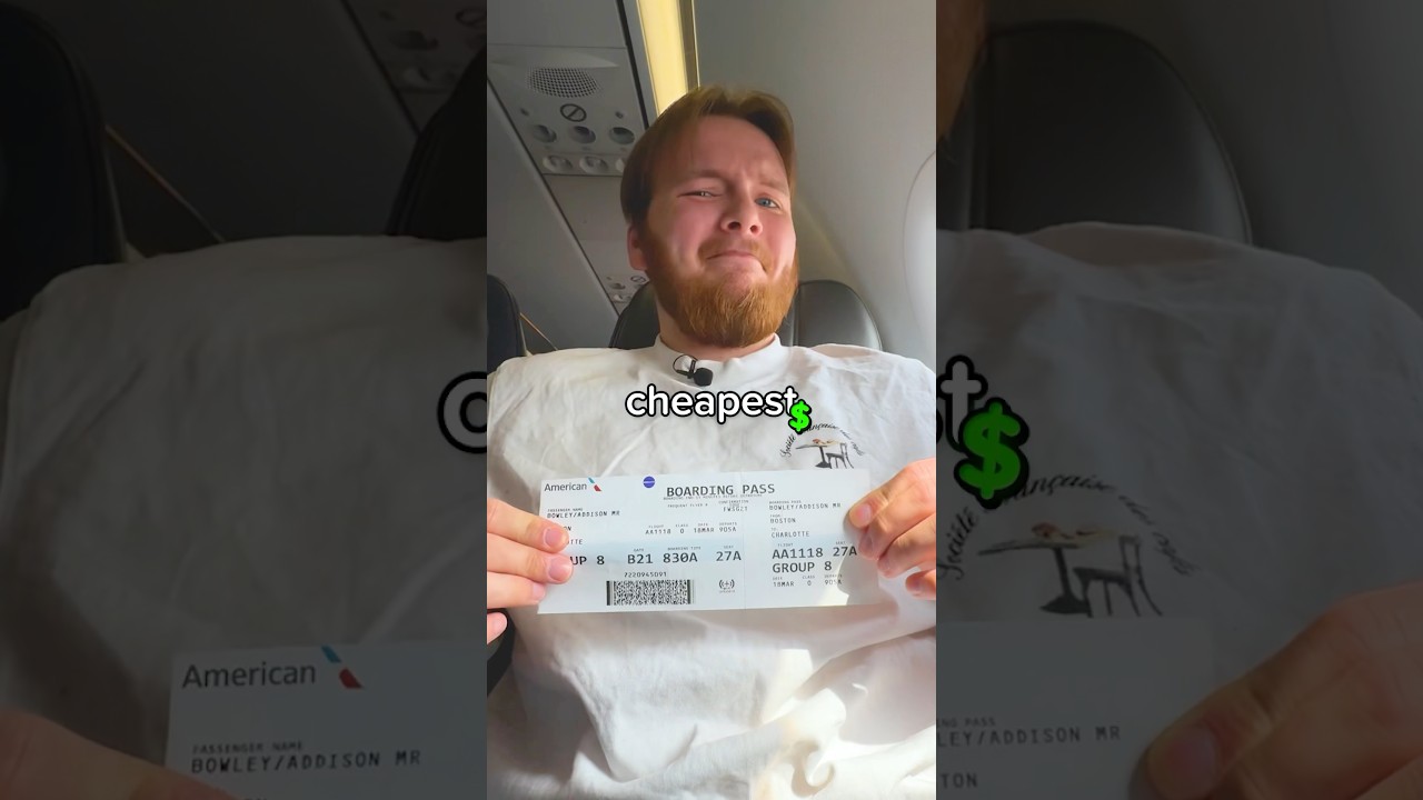 Cheapest vs Most Expensive American Airlines Seat