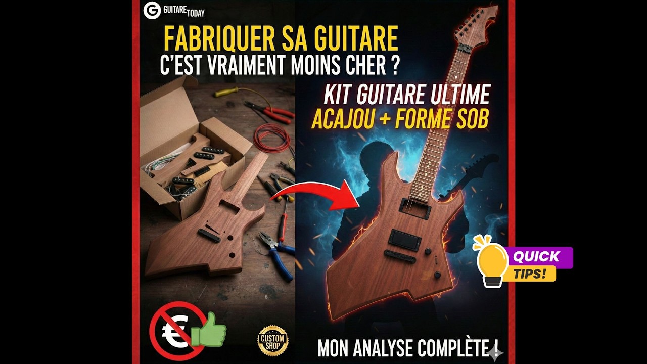 Comment avoir une guitare de luthier pour le prix d'une entrée de gamme