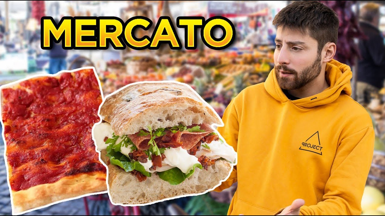 MANGIARE dentro il MERCATO TESTACCIO