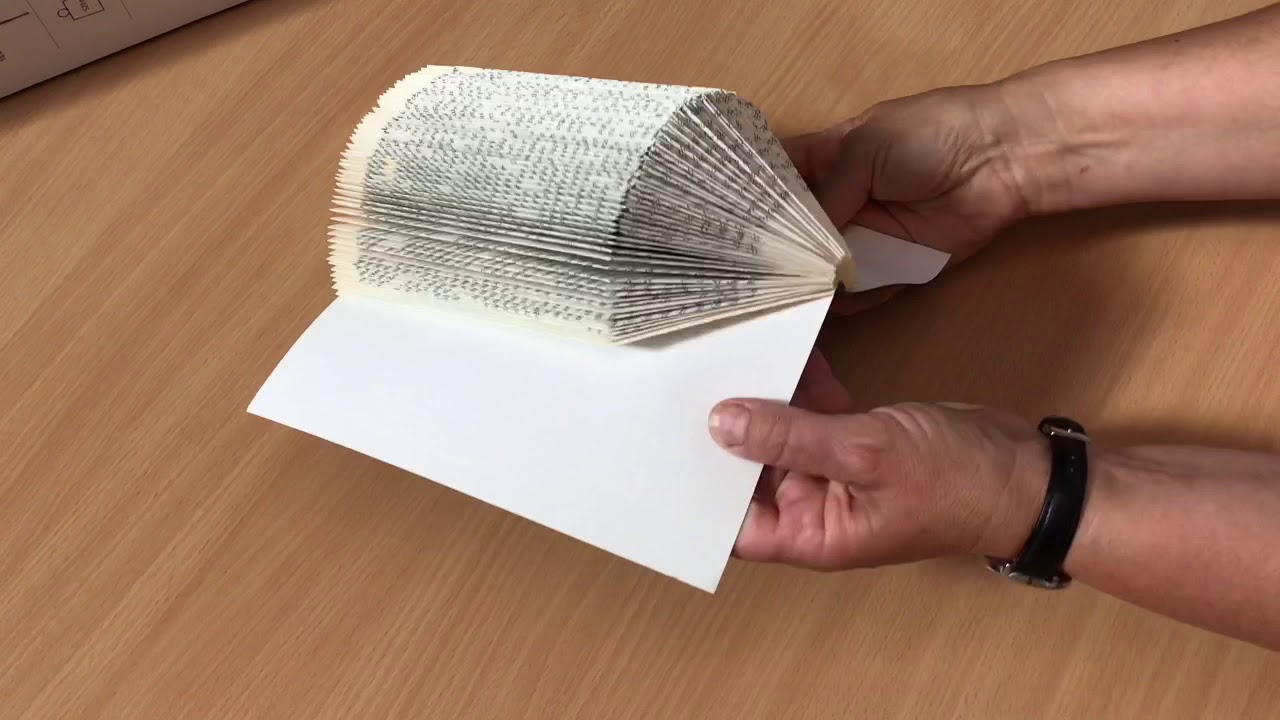 Igel aus Taschenbuch falten