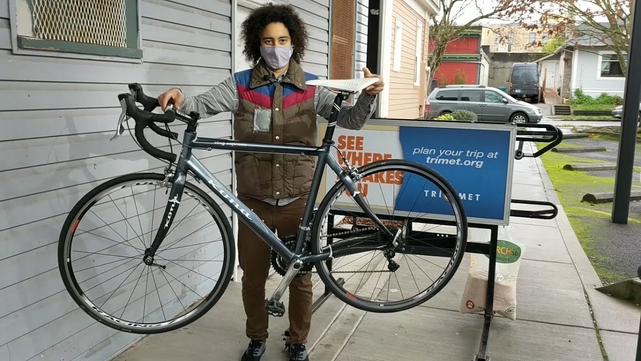How to put your bike on a TriMet bus rack