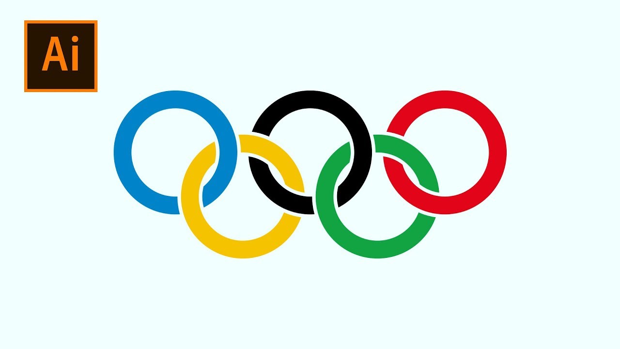How To Create Olympic Rings Logo In Adobe Illustrator | Thuy Uyen Design