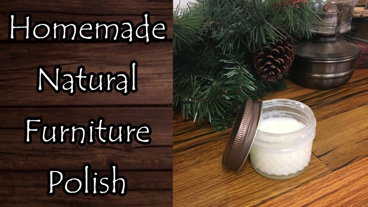 Natural Homemade Furniture Polish