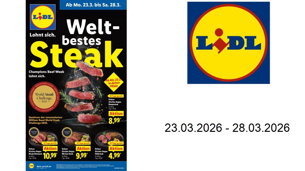Prospekt Lidl - vom 23.03. bis 28.03.2025