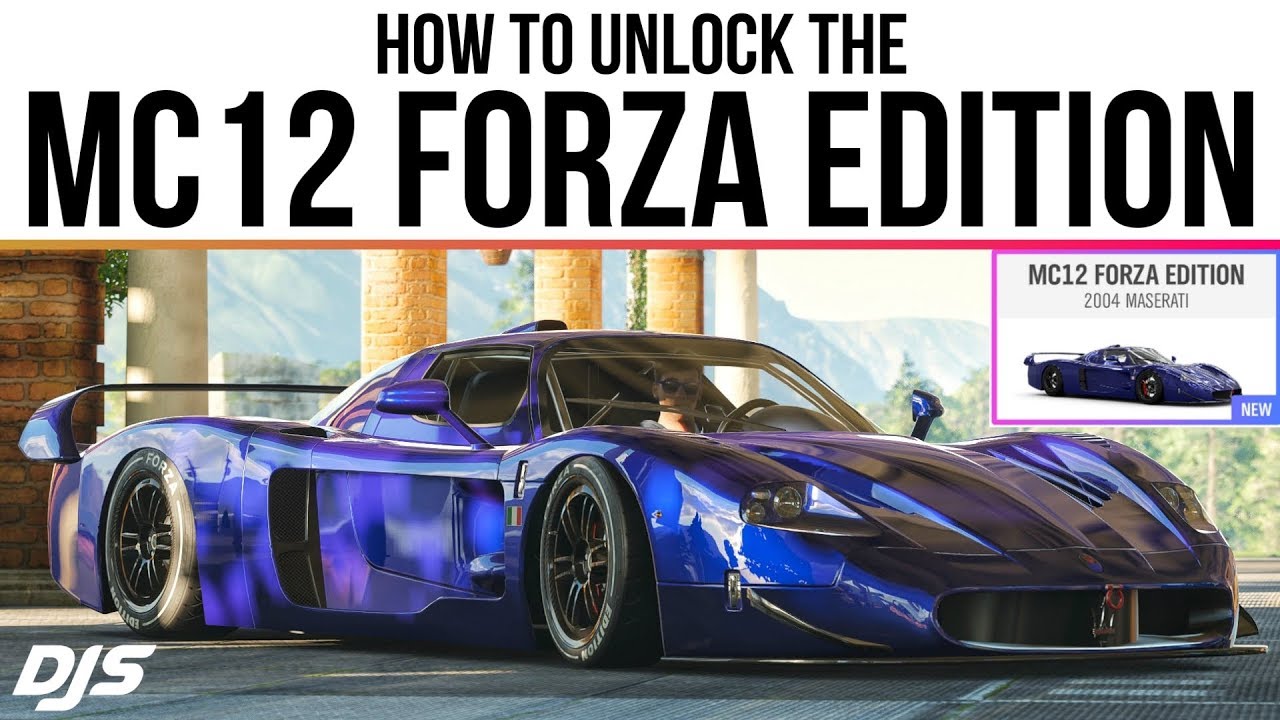 Forza Horizon 4 - How to unlock the MASERATI MC12 FORZA EDITION