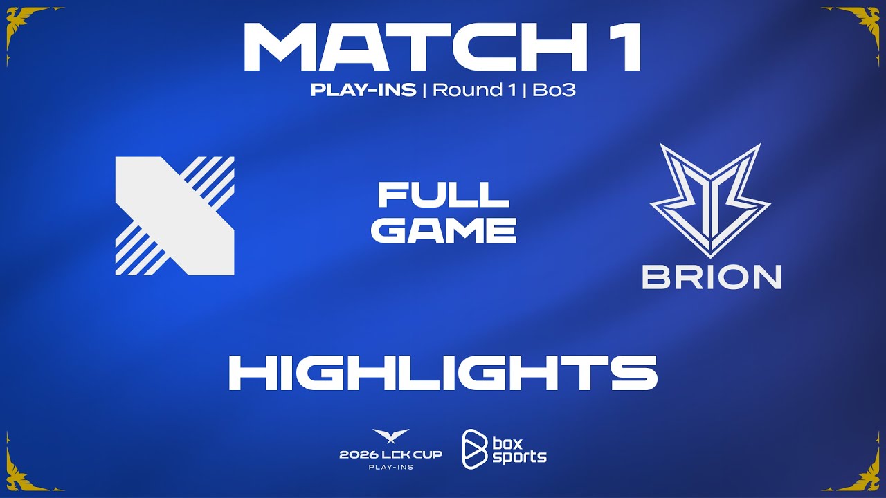 FULL HIGHLIGHTS DRX vs BRO | R1M1 | 2026 LCK CUP Play-Ins