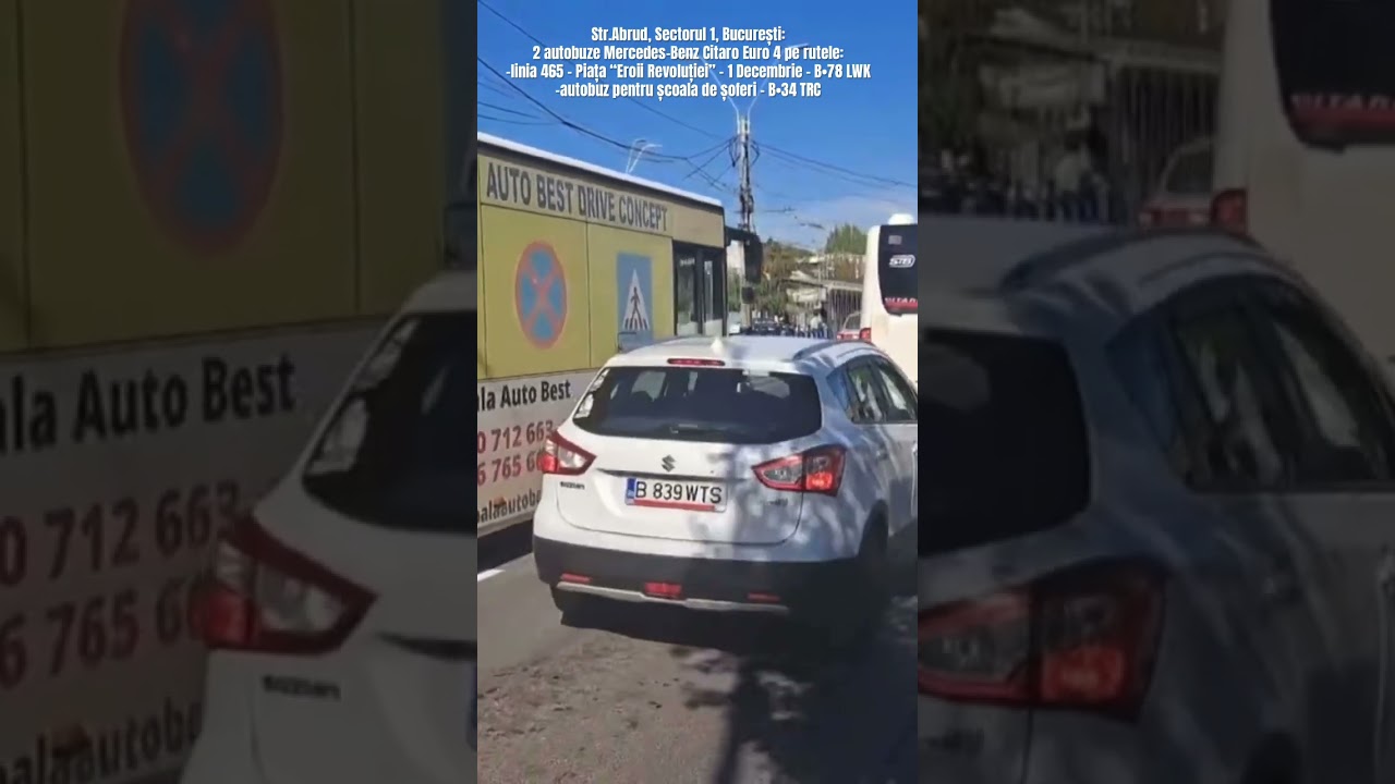 2 autobuze ca și cum ar fi soră și frate