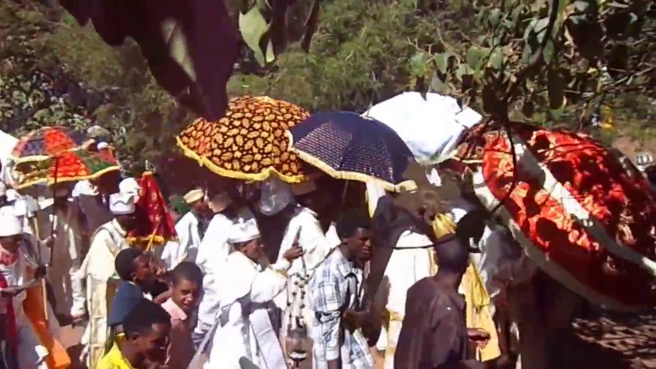 Timkat celebration in Lalibela, Ethiopia