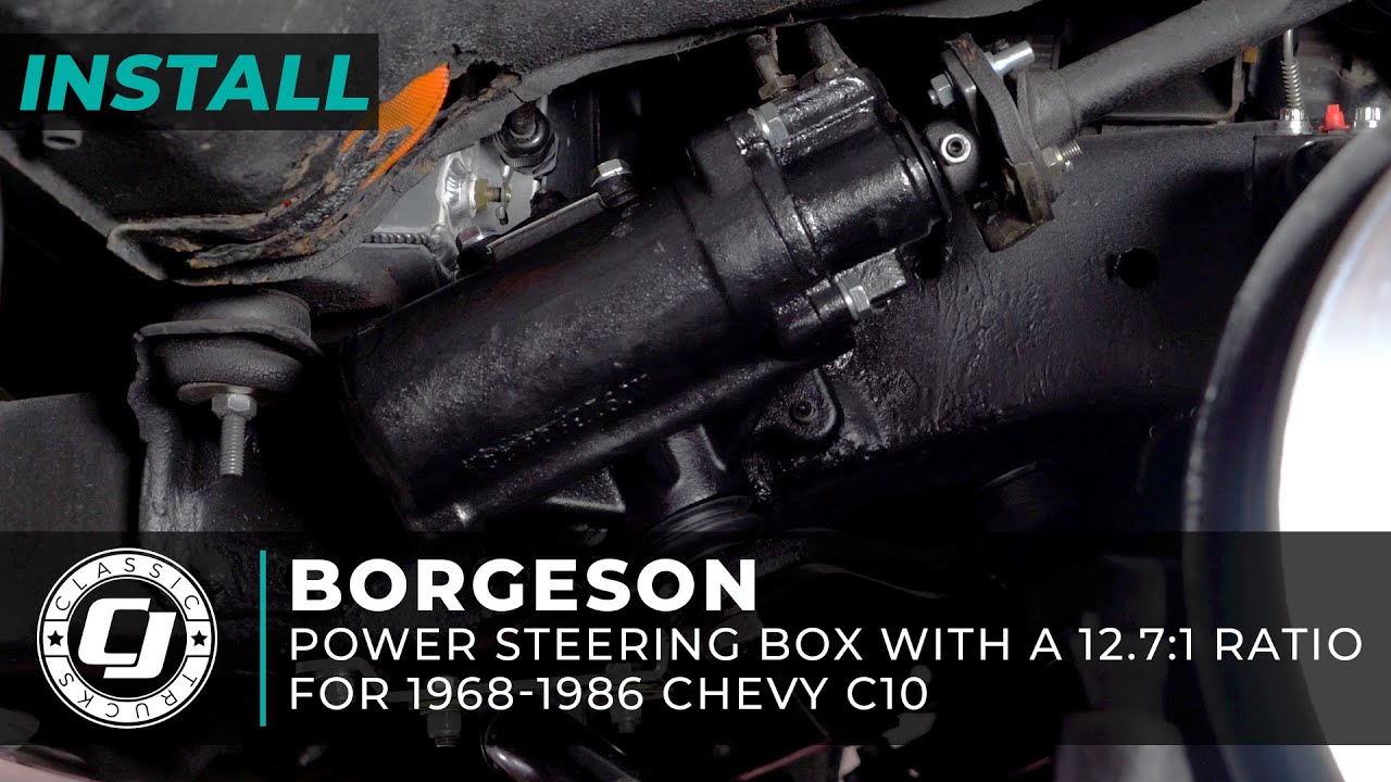 Классический усилитель рулевого управления Chevrolet | Borgeson | Установка C10 1968-1986