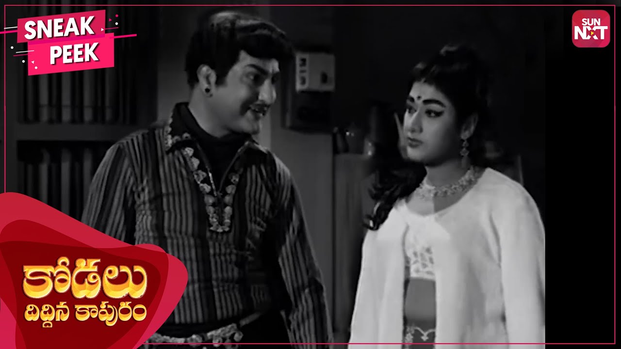NTR's super hit comedy scenes | Kodalu Diddina Kapuram | Telugu | Savitri | Vanisri | SUN NXT