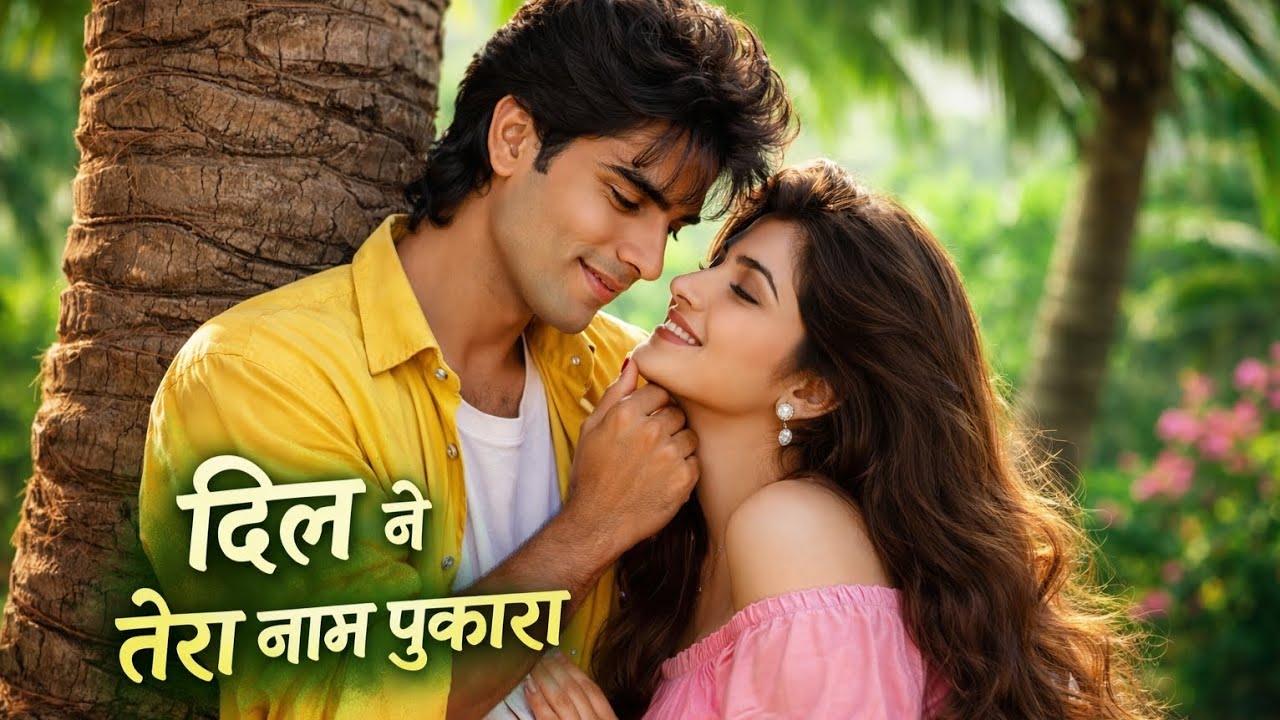 💕 Dil Ne Tera Naam Pukara 🌴 90s Romantic Feel Song | True Love Vibes ✨
