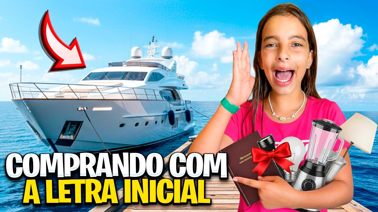 COMPRAMOS TUDO COM AS LETRAS DO NOME DA LAURA!