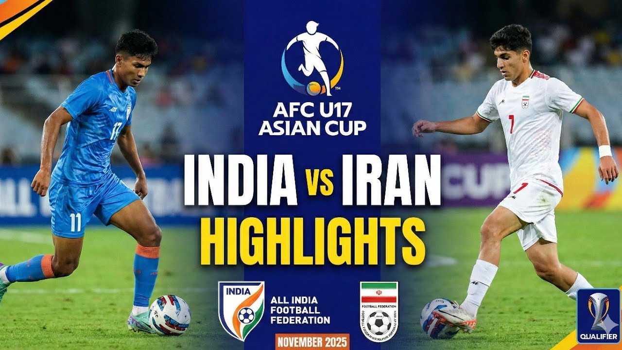 INDIA U17 vs IRAN U17 || Asia Cup Qualifier 2026||