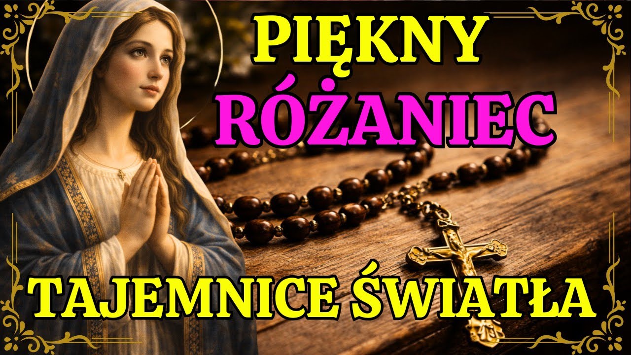 Różaniec Tajemnice Światła – Gdy potrzebujesz jasności i wewnętrznego pokoju