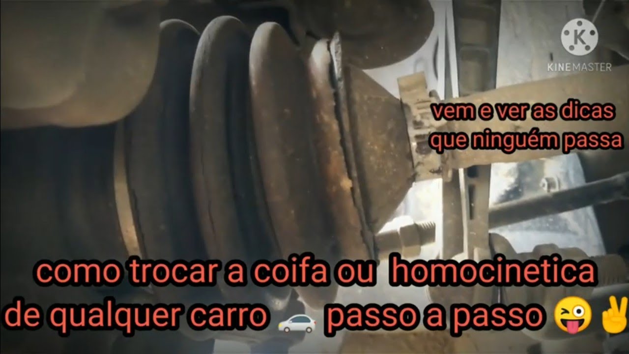 como trocar a coifa de qualquer carro sem tirar homocinética