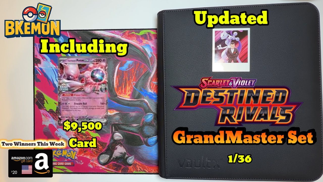 Updated 1in 36 %100 Most Complete Destined Rivals Grand Master Set Including The Rarest $9,500 Card