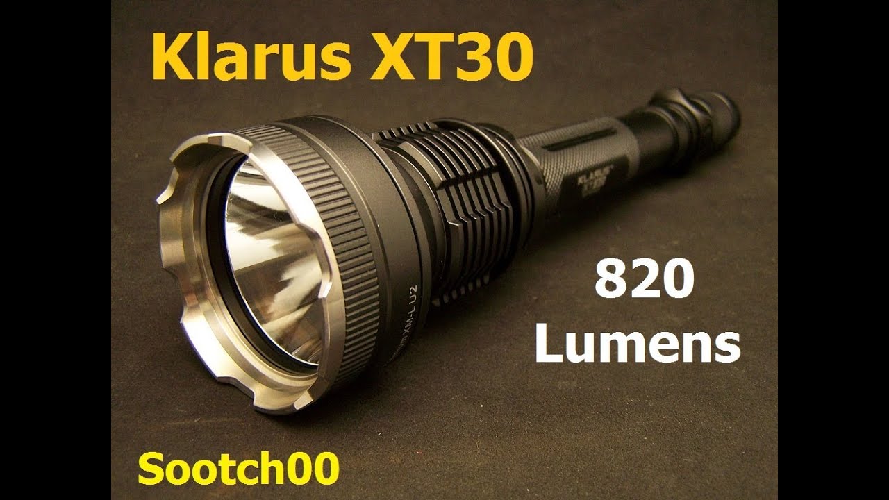 Klarus XT30 820 Lumen LED Flashlight: Long Range Illuminator!