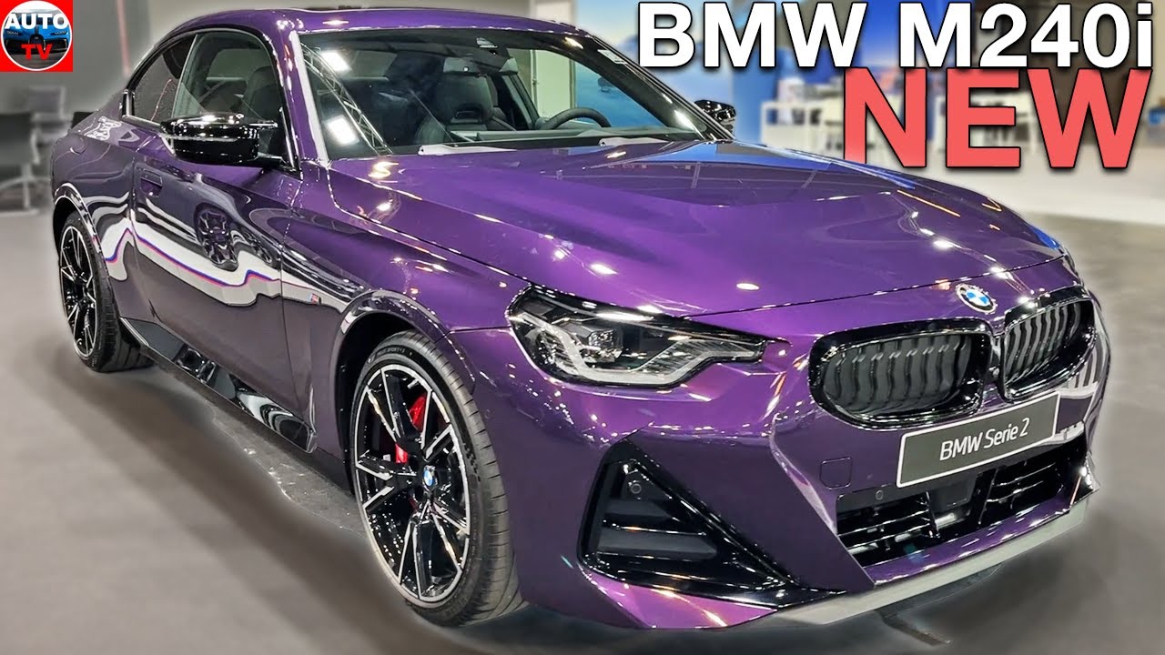 All NEW BMW M240i Coupe 2024 - Visual OVERVIEW exterior (Thundernight Metallic)
