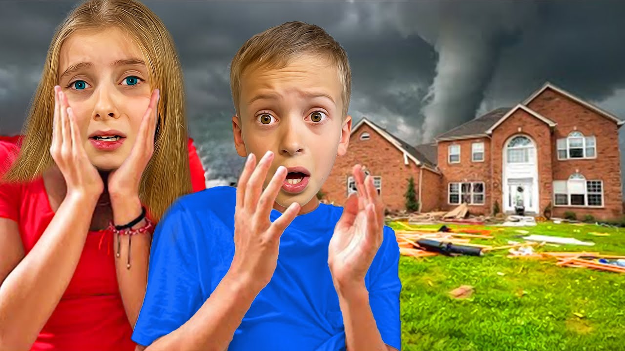 🌪️ FURTUNA din Oradea a distrus CURTEA 🏠 Mircea a urcat pe ACOPERIȘ 😱 FILMUL
