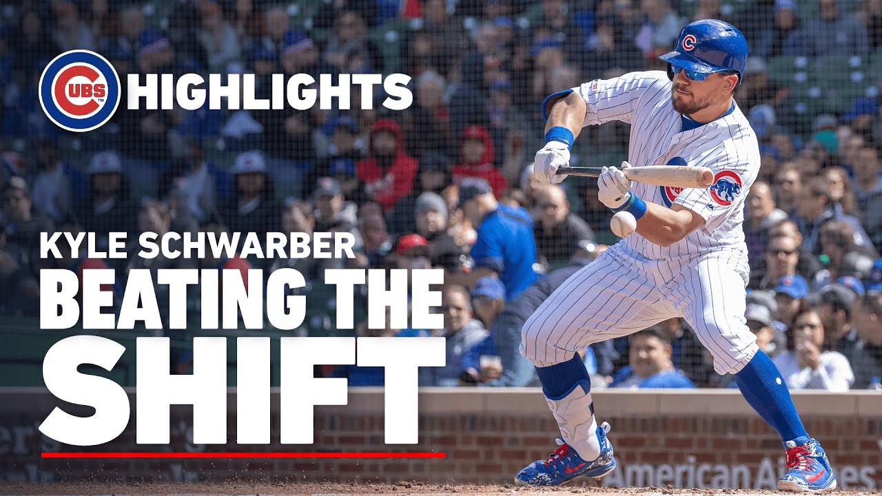 Cubs Slugger Kyle Schwarber Beating the Shift