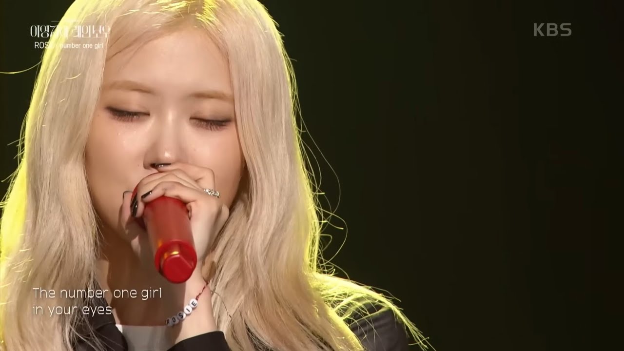 Rosé - Number One Girl Clean MR Removed