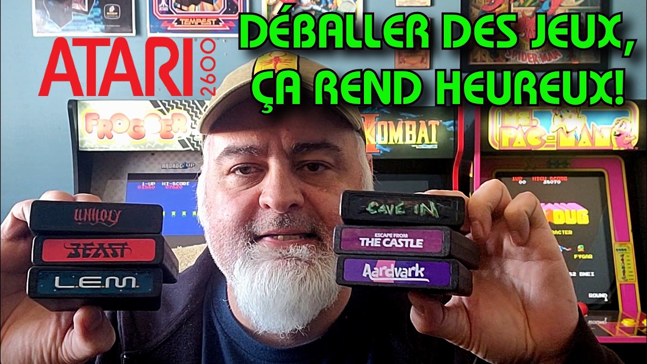 Unboxing de jeux Homebrews pour ATARI 2600 🎁