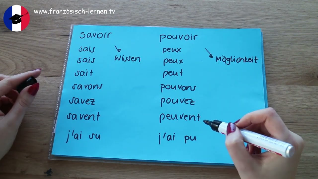 Französisch lernen Savoir oder Pouvoir? = beides Können? Der Unterschied!