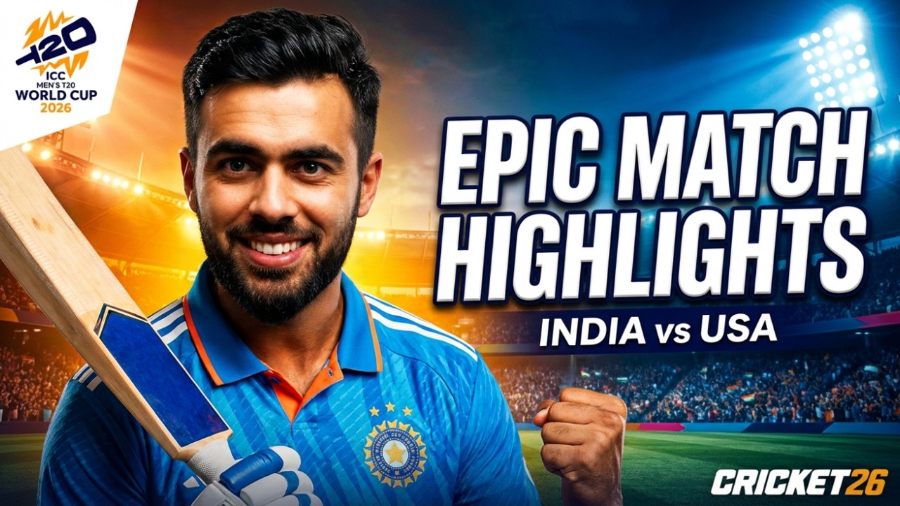 India v USA | Match Highlights | Men’s T20 World Cup 2026