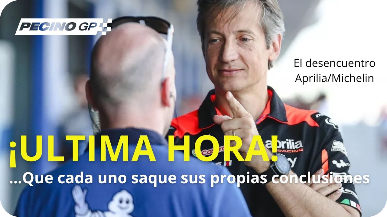 ÚLTIMA HORA DEL CRUCE DE DECLARACIONES QUE ENFRENTÓ A APRILIA CON MICHELIN