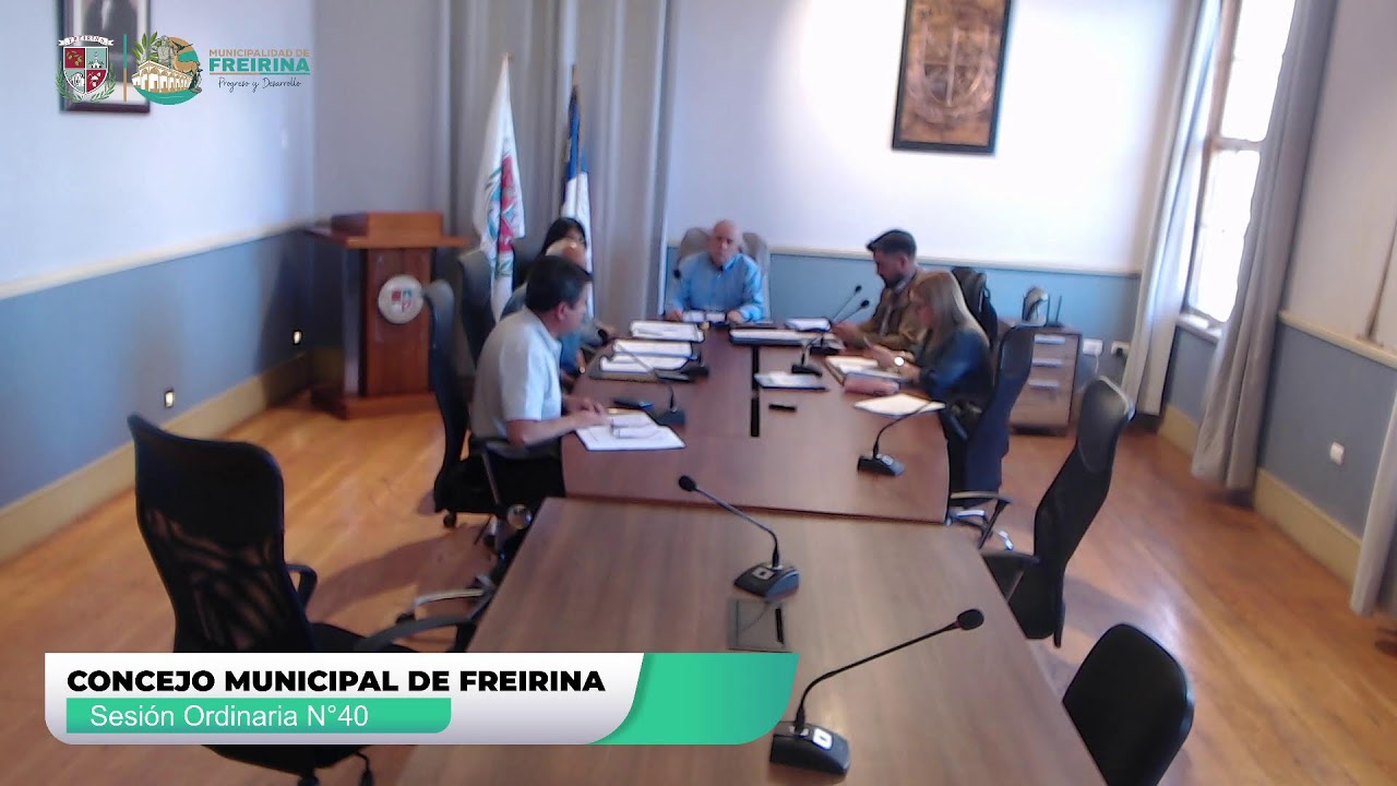 Sesión Ordinaria N°40 Concejo Municipal