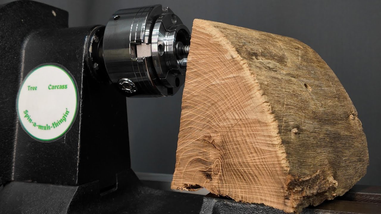I turned this chunk of HICKORY into a beautiful bowl