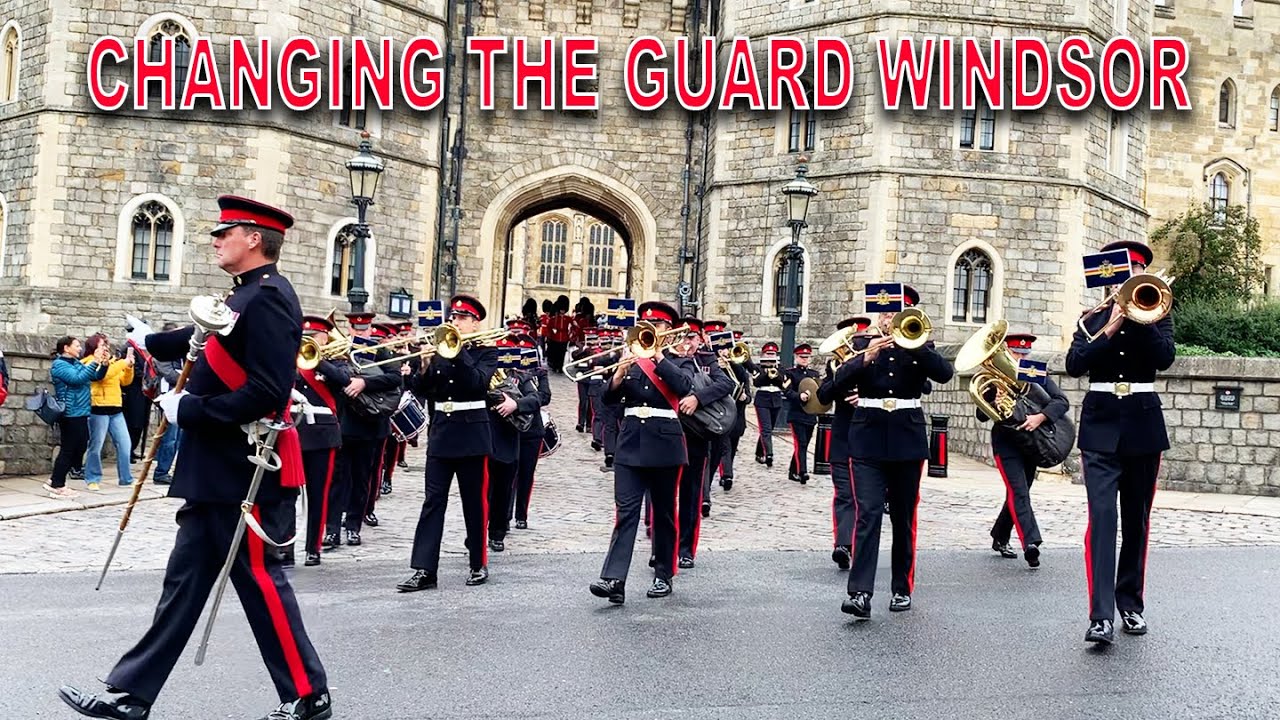 FULL MARCH CHANGING THE GUARD WINDSOR 30/09/21||VISIT WINDSOR. #videooftheday #windsor #army #guards