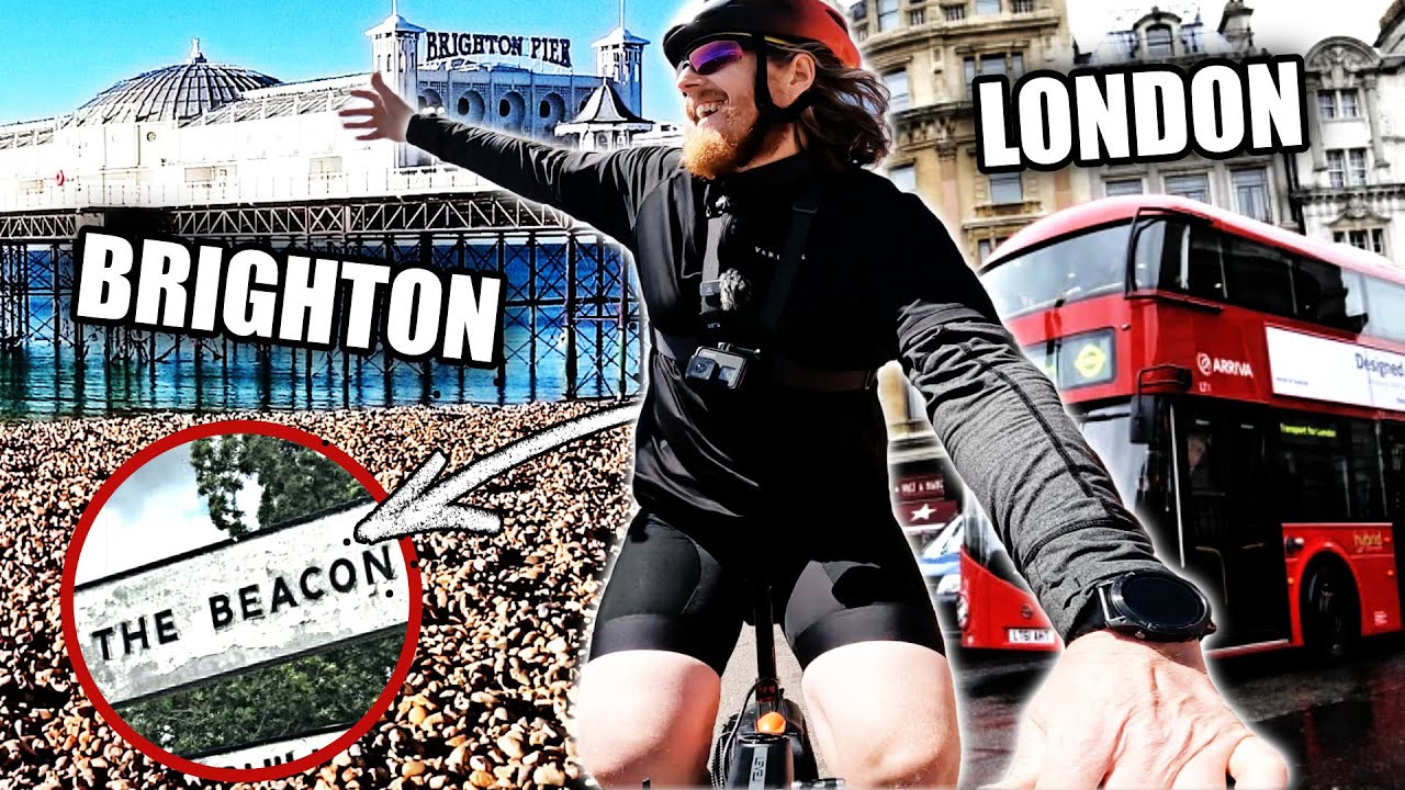 CYCLING from London to Brighton as a NEWBIE! | Zwift to Reality