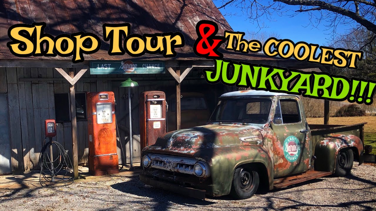 &iexcl;Un tour genial por un desguace y una tienda!