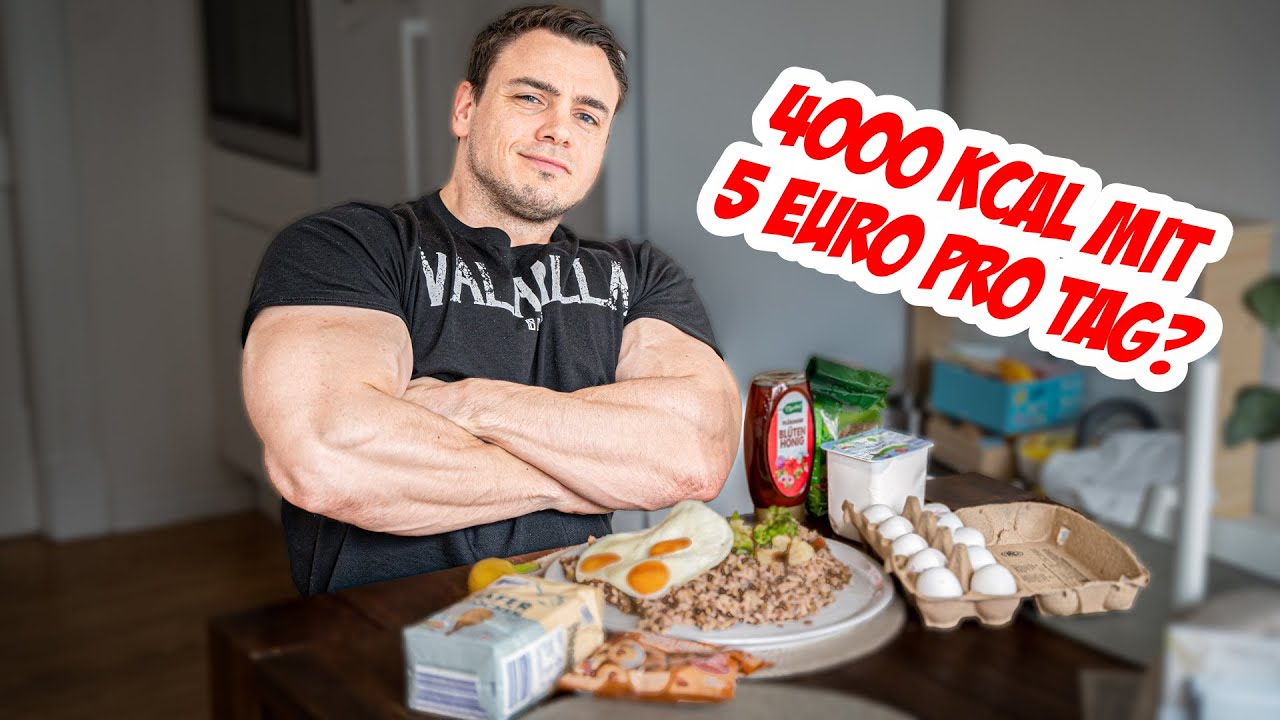 Schaffe ich meine 4000 Kcal Massephase mit nur 5 Euro am Tag?