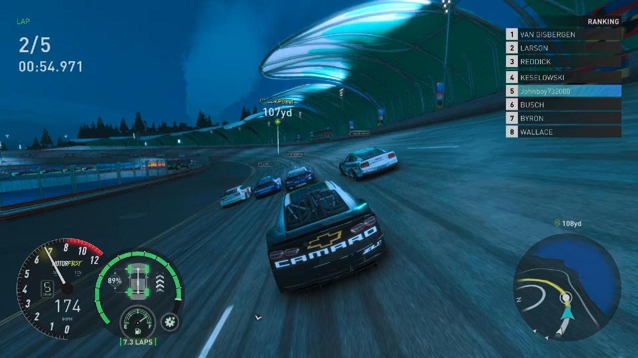 THE CREW MOTORFEST NASCAR third, time's the charm @JohnCovey-s3n