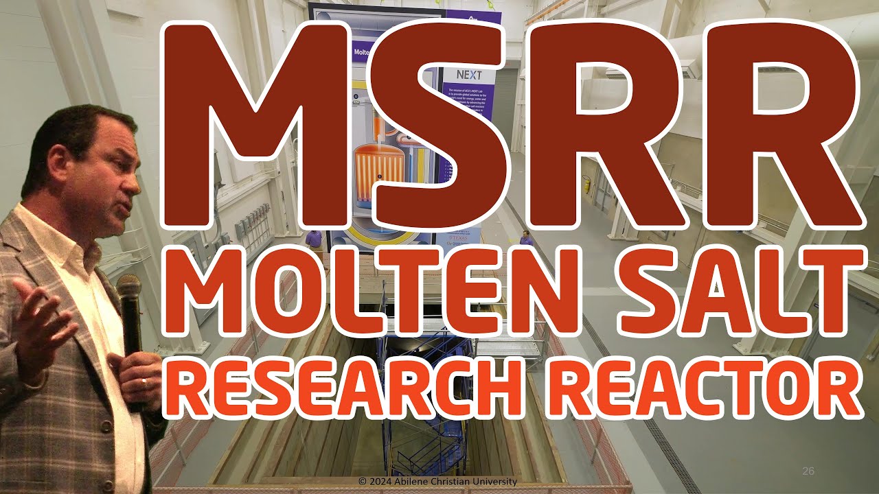 Molten Salt Research Reactor - Rusty Towell (NEXT Lab), Douglass Robison (Natura Resources) @ TEAC12