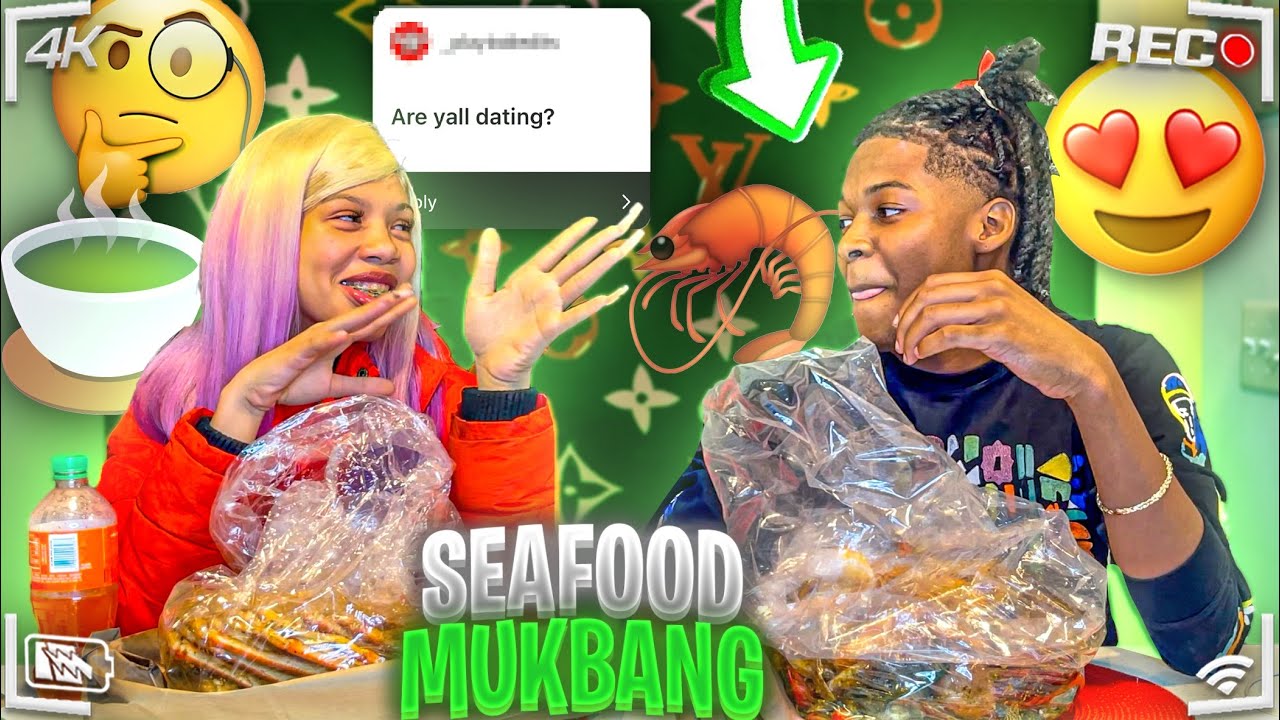 ME AND PRINCESSMISTY ARE...🙈😳 | Q&A/ SEAFOOD MUKBANG !!!🦞