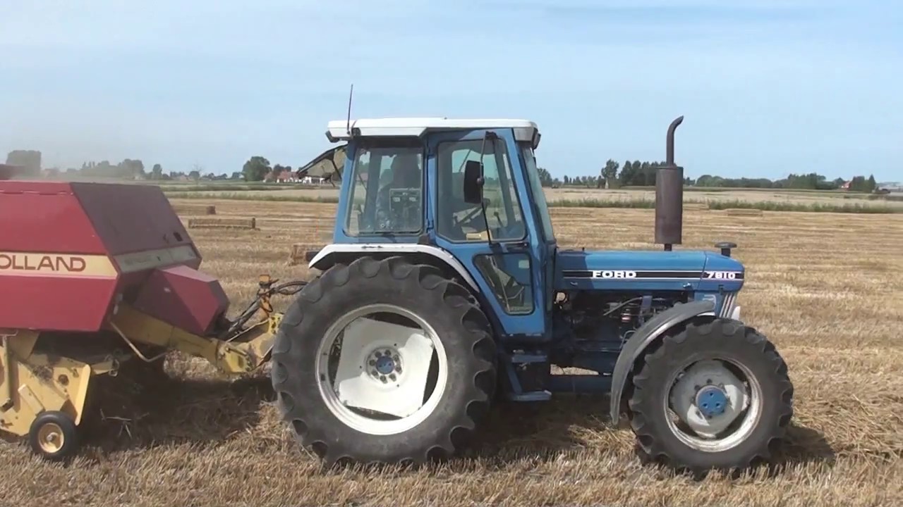 Landb. Degadt Gilbert - Leffinge - Ford 7810 GEN II - New Holland D 1000