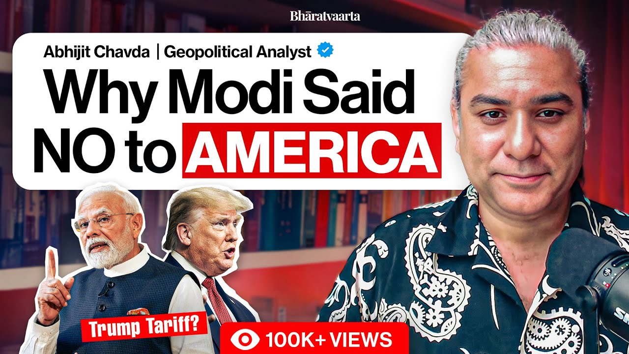 Why India Is “Problematic” for the US |  @AbhijitChavda on Trump Tariffs, India's Response, & More