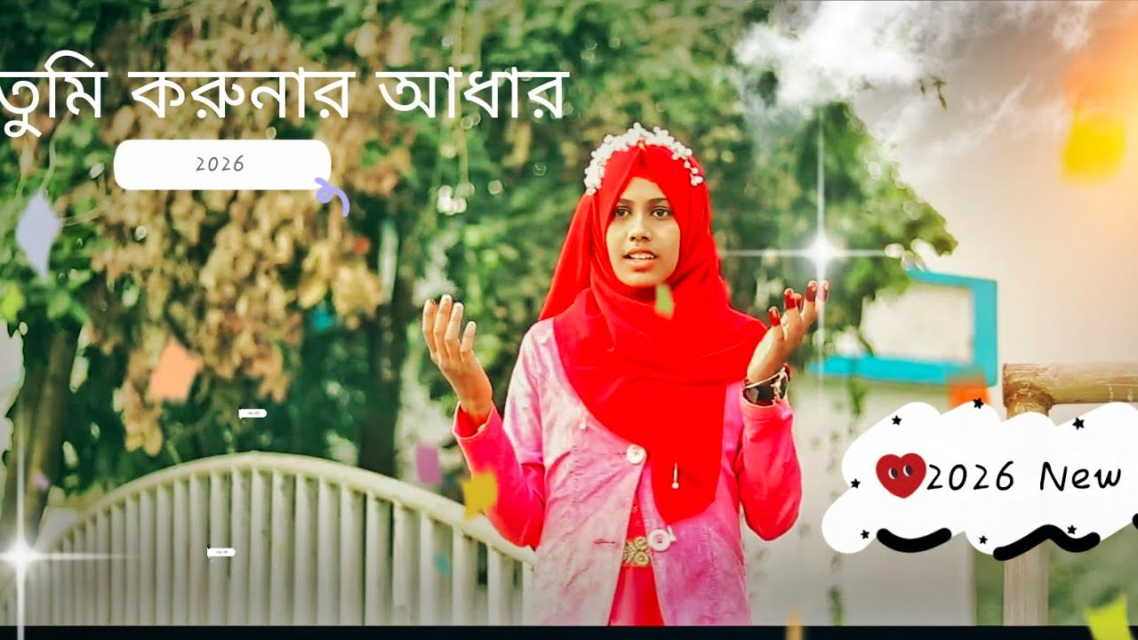 তুমি করুনার আধার ও কালি কামলিওয়ালা 😍💫  বাংলা গজল 2026 