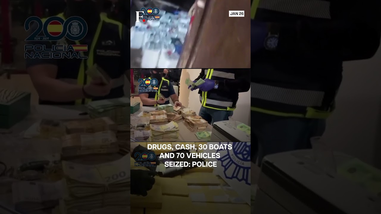 Spain Busts Speed Boat Cocaine Ring, Seizes Drugs & Cash As 105 Arrested | N18G