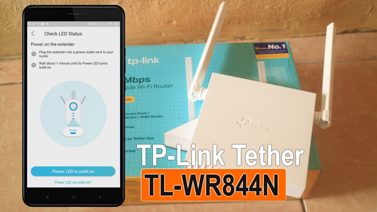 Cara Setting TP Link wr844n Pakai Aplikasi Tp Link Tether - Via Hape Gak Pake PC