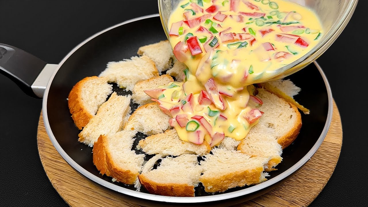 Вам стоит попробовать этот рецепт! Самый вкусный рецепт завтрака! Всего за 5 минут!
