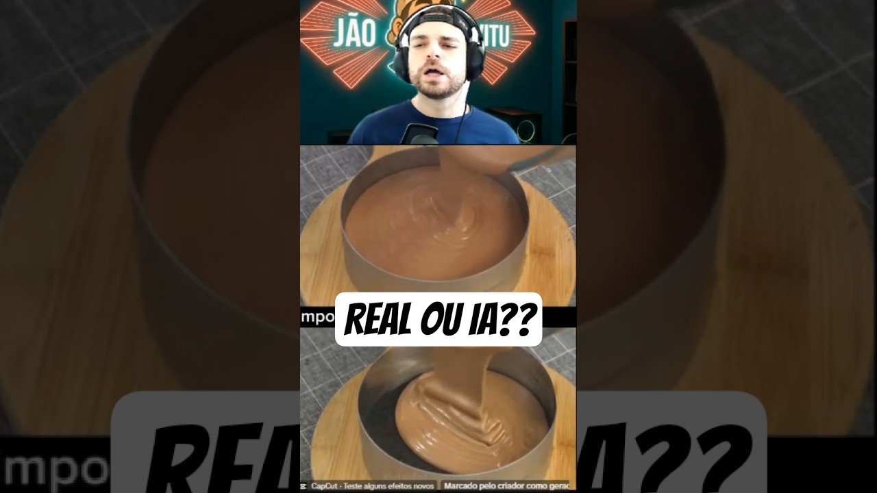 Um desses v&iacute;deos &eacute; FAKE&hellip; mas qual? 👀 #humor #desafio #ia