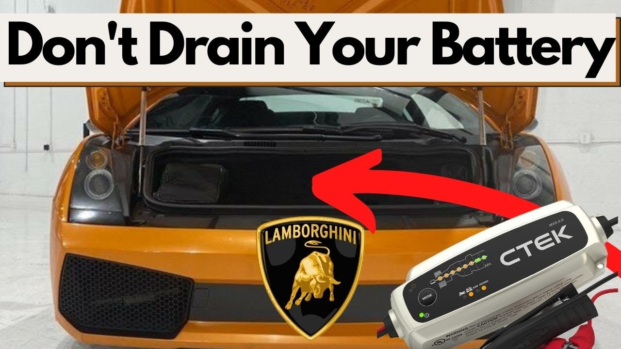 Не убивайте свой аккумулятор! Установка паразитного лотка для аккумулятора Lamborghini Gallardo S...