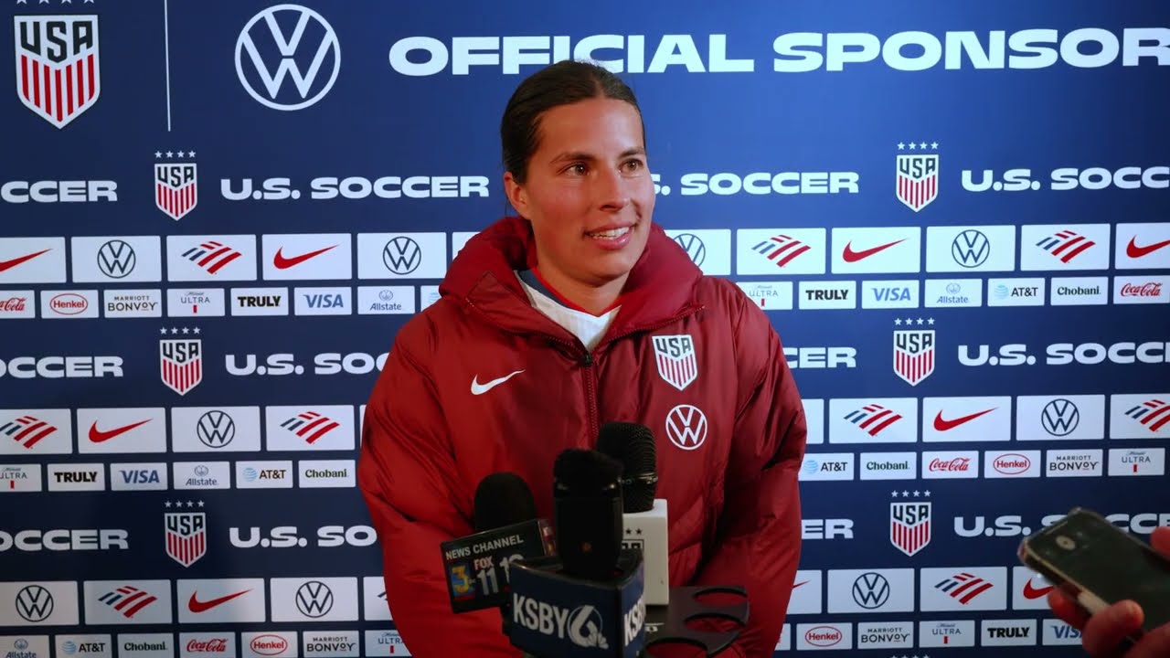 USWNT Post-Game Media with Defender Emily Sams | USA 5-0 Chile | January 2026 Camp