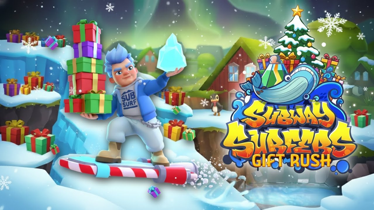 ✨🎁 NEW GIFT RUSH Event in Subway Surfers Iceland 2024 | Leif Gameplay! 🎄🧊🏔️