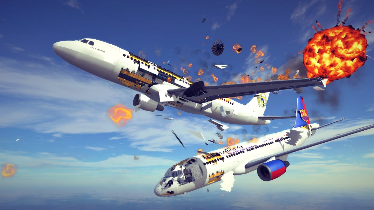 Worst Airplane Crashes Emergency Experience | Besiege PT11