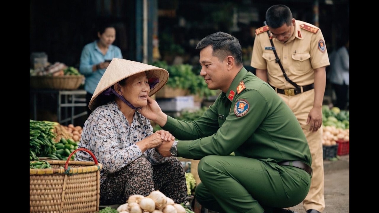 Mẹ Liệt Sĩ Bị Ức Hiếp Ở Chợ Quê – Ngày Nhậm Chức, Vị Đại Tá Làm Cả Đồn CSGT Sững Sờ